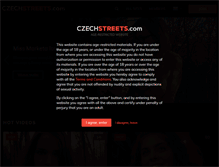 Tablet Screenshot of czechstreets.com
